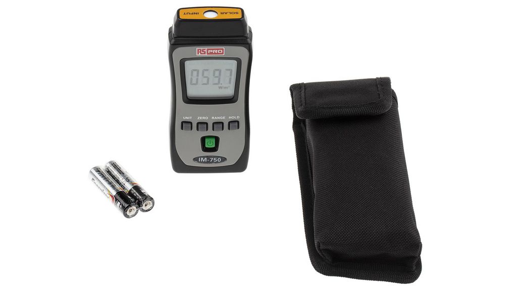 Solar Power Meter 0 ... 1999 W/m²